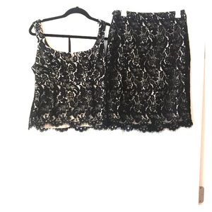 Lace 2 piece suit
